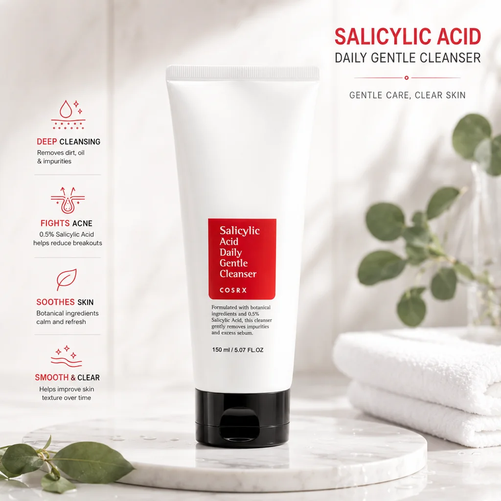 Cosrx Salicylic Acid Daily Gentle Cleanser - 150ml